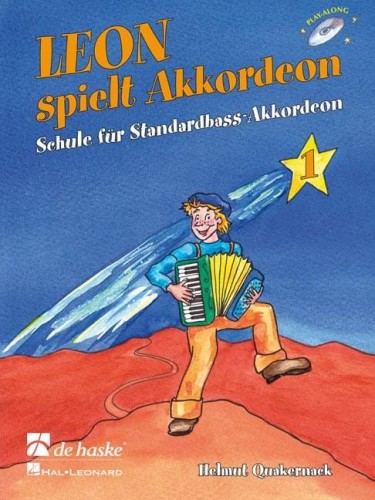 Helmut Quakernack: Leon spielt Akkordeon 1 (+ płyta CD) - szkoła na akordeon