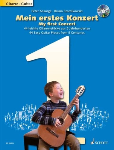 My First Concert - Peter Mohrs - 44 łatwe utwory koncertowe z 5 wieków na gitarę (+ płyta CD)