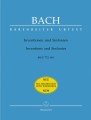 Jan Sebastian Bach: Inventions and Sinfonias BWV 772-801 - Inwencje dwugłosowe i Sinfonie trzygłosowe - nuty na fortepian