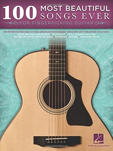 100 Most Beautiful Songs Ever for Fingerpicking Guitar - nuty i tabulatura na gitarę