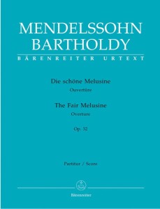 Felix Mendelssohn-Bartholdy: Die schone Melusine op. 32 Ouverture - The Fair Melusine Overture - Uwertura Piękna Meluzyna - nuty na orkiestrę - partytura