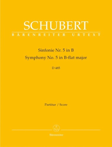 Franz Schubert: Symphony No. 5 in B-flat major D 485 - V Symfonia B-Dur - nuty na orkiestrę - partytura