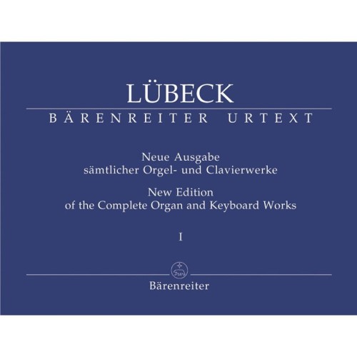 Vincent Lubeck: Neue Ausgabe samtlicher Orgel- und Clavierwerke Band 1 - kompletne wydanie utworów organowych i fortepianowych Lubecka tom 1- nuty na organy i fortepian