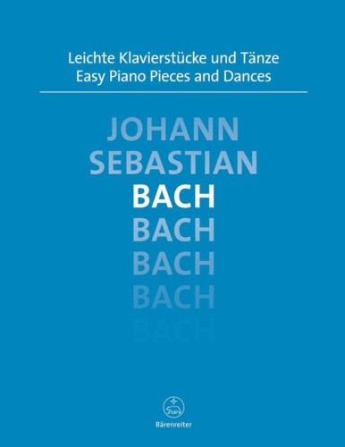 Jan Sebastian Bach: Easy Piano Pieces and Dances - nuty na fortepian