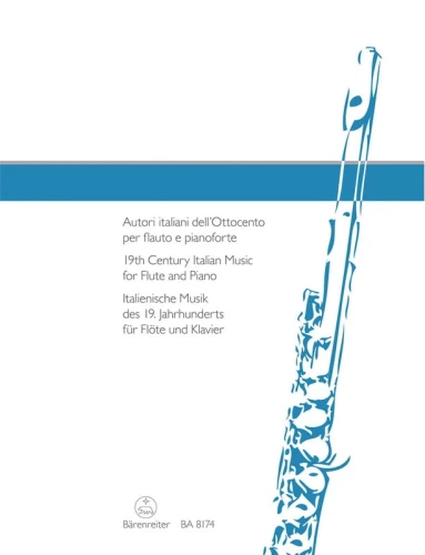 19th Century Italian Music for Flute and Piano - nuty na flet poprzeczny i fortepian