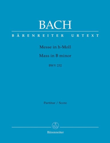 Jan Sebastian Bach - Mass in B minor BWV 232 - Msza h-moll Jana Sebastiana Bacha - nuty na chór i orkiestrę - partytura