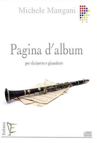 Michele Mangani: Pagina D'Album per clarinetto e pianoforte - nuty na klarnet z fortepianem