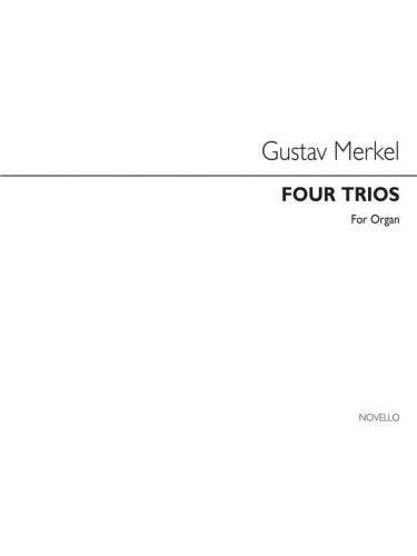 Gustav Merkel: Four Trios op. 46 for organ - nuty na organy
