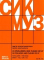 Dymitr Szostakowicz: 24 Praludien und Fugen fur Klavier op. 87 - Preludes and Fugues - 24 preludia i fugi część 1 numer 1-12 - nuty na fortepian solo