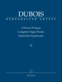 Pierre-Max Dubois: Complete Organ Works Volume 6 - Dzieła organowe tom 6 - nuty na organy