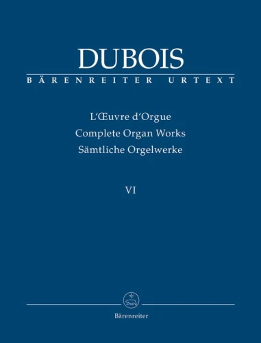 Pierre-Max Dubois: Complete Organ Works Volume 6 - Dzieła organowe tom 6 - nuty na organy