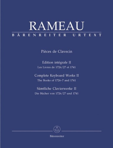 Jean-Philippe Rameau: Complete Keyboard Works Volume 2 - Les Livres de 1726/27 et 1741 - nuty na fortepian