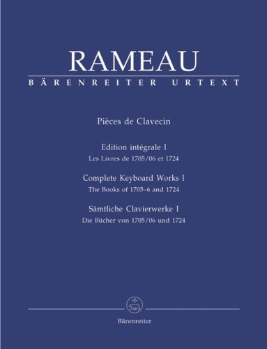 Jean-Philippe Rameau: Complete Keyboard Works Volume 1 - Les Livres de 1705/06 et 1724 - nuty na fortepian