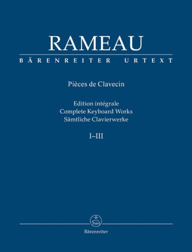 Jean-Philippe Rameau: Complete Keyboard Works Volumes 1-3 - Kompletne wydanie dzieł klawesynowych - nuty na fortepian