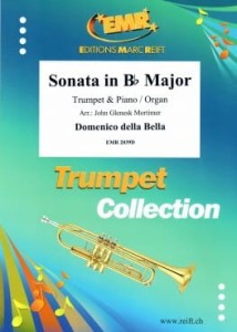 Domenico Della Bella: Sonata in Bb Major for Trumpet and Piano - nuty na trąbkę i fortepian - John Glenesk Mortimer