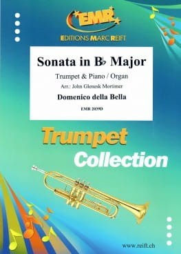 Domenico Della Bella: Sonata in Bb Major for Trumpet and Piano - nuty na trąbkę i fortepian - John Glenesk Mortimer