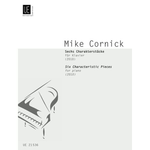 Mike Cornick - Six Characteristic Pieces - nuty na fortepian