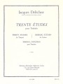 Jacques Delécluse: Trente Etudes pour Timbales Volume 1 - 30 etiud na kotły zeszy 1