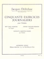Jacques Delécluse: Cinquante Exercices Journaliers pour Timbales - 50 codziennych ćwiczeń na kotły