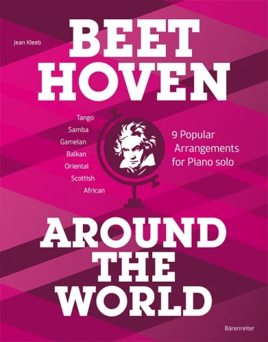 Beethoven Around the World - Jean Kleeb - 9 Popular Arrangements for Piano solo - nuty na fortepian solo