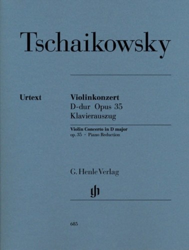 Piotr Iljicz Czajkowski: Violinkonzert D-dur op. 35 - Violin Concerto in D major - Koncert skrzypcowy - nuty na skrzypce i fortepian