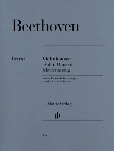 Ludwig van Beethoven: Violinkonzert D-dur op. 61 - Violin Concerto in D major - Koncert skrzypcowy - nuty na skrzypce i fortepian