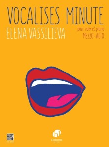 Elena Vassilieva: Vocalises Minute Mezzo-Alto - nuty na głos z fortepianem - mezzo sopran i alt