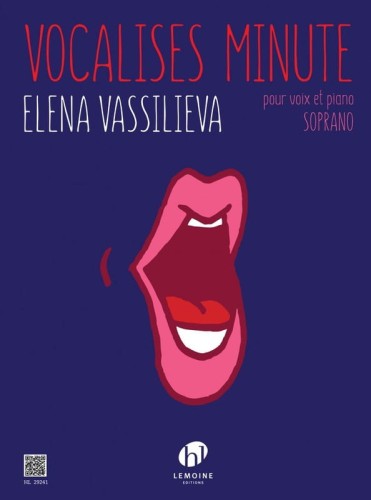 Elena Vassilieva: Vocalises Minute Soprano - nuty na głos z fortepianem - sopran