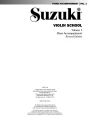 Suzuki Violin School 1 - Shinichi Suzuki - Piano Accompaniment - akompaniamenty fortepianowe do 1 części podręcznika na skrzypce