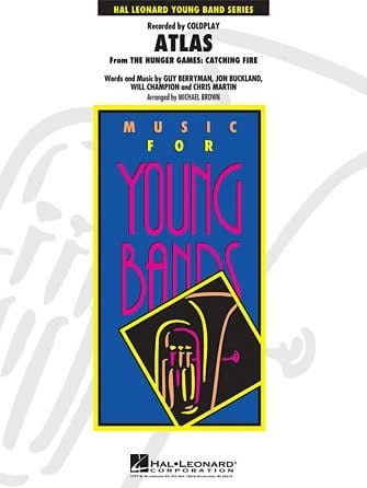 Music for Young Bands: Atlas from The Hunger Games: Catching Fire (Score & Parts) - Coldplay - nuty na młodzieżową orkiestrę dętą