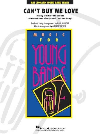 Music for Young Bands: Can't Buy Me Love - Medley of Hits by The Beatles (Score & Parts) - nuty na młodzieżową orkiestrę dętą