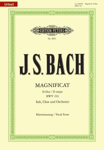 Jan Sebastian Bach - Magnificat D-Dur BWV 243 - nuty na chór + wyciąg fortepianowy