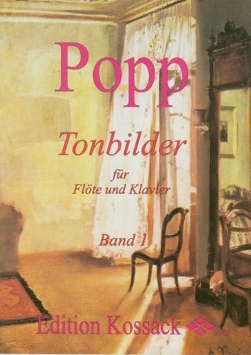 Wilhelm Popp - Tonbilder fur Flote und Klavier Band 1 - nuty na flet poprzeczny z fortepianem
