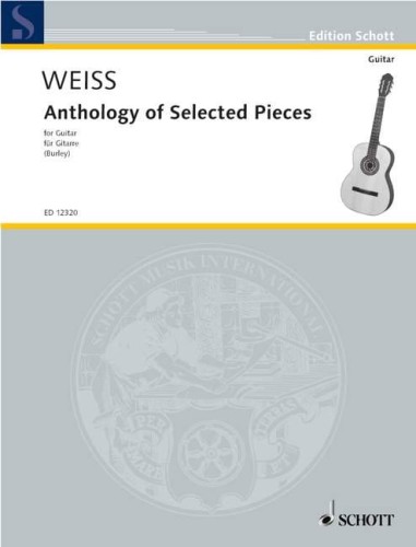 Sylvius Leopold Weiss: Anthology of Selected Pieces for Guitar - nuty na gitarę klasyczną
