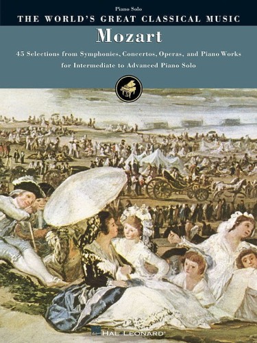 Wolfgang Amadeus Mozart - Intermediate to Advanced Piano Solos - nuty na fortepian solo