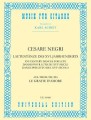 Cesare Negri: XVI Century Dances for Lute - 16-wieczne tańce w opracowaniu na gitarę klasyczną
