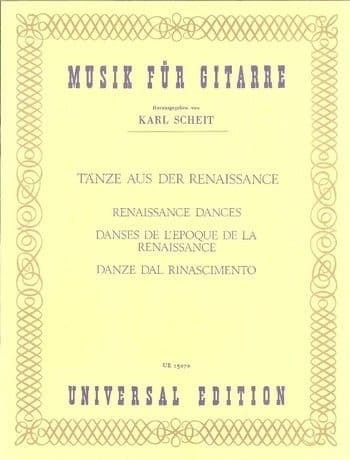 Renaissance Dances for guitar - tańce renesansowe na gitarę klasyczną - Karl Scheit