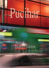 Blaz Pucihar: Aria and Improvisation for Saxophon and Piano - nuty na saksofon altowy i fortepian