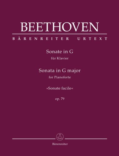 Ludwig van Beethoven: Sonata G major op. 79 Sonate facile - Sonata fortepianowa nr 25 G-dur