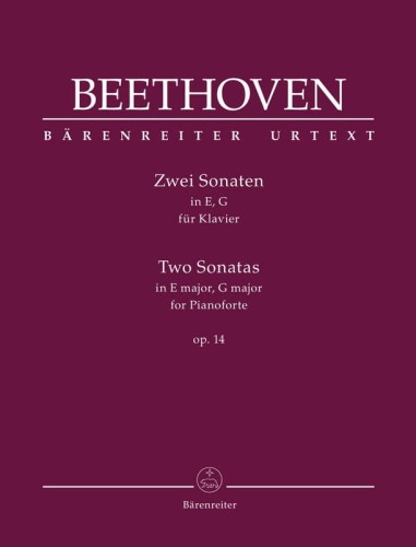 Ludwig van Beethoven: Two Sonatas for Piano op. 14 - Dwie sonaty fortepianowe nr 9 E-dur i nr 10 G-dur