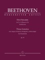 Ludwig van Beethoven: Three Sonatas for Piano op. 31 - Trzy sonaty fortepianowe nr 16 G-dur, nr 17 d-moll Burza i nr 18 Es-dur