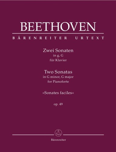 Ludwig van Beethoven: Two Sonatas for Piano op. 49 - Dwie sonaty fortepianowe nr 19 g-moll i nr 20 G-dur