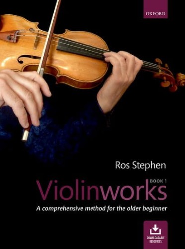 Ros Stephen: Violinworks Book 1 (+ audio online) - szkoła gry na skrzypcach dla początkujących dorosłych