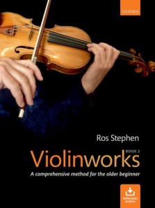 Ros Stephen: Violinworks Book 2 (+ audio online) - szkoła gry na skrzypcach dla początkujących dorosłych
