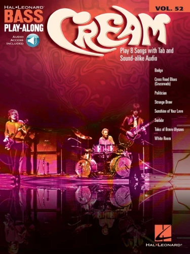 Bass Play-Along Volume 52: Cream - nuty i tabulatury na gitarę basową (+ audio online)