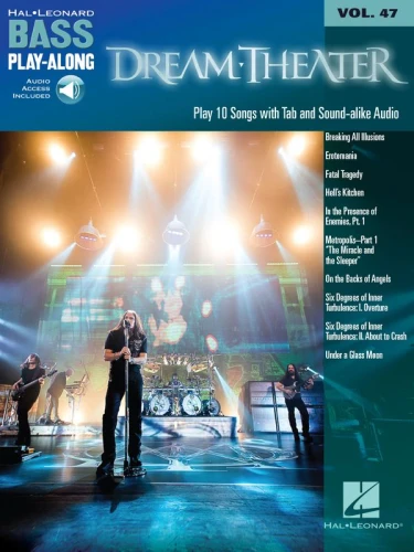 Bass Play-Along Volume 47: Dream Theater - nuty i tabulatury na gitarę basową (+ audio online)