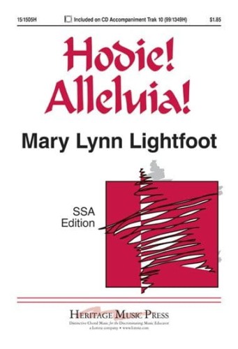 Mary Lynn Lightfoot: Hodie! Alleluia! SSA - nuty na chór żeński SSA z fortepianem