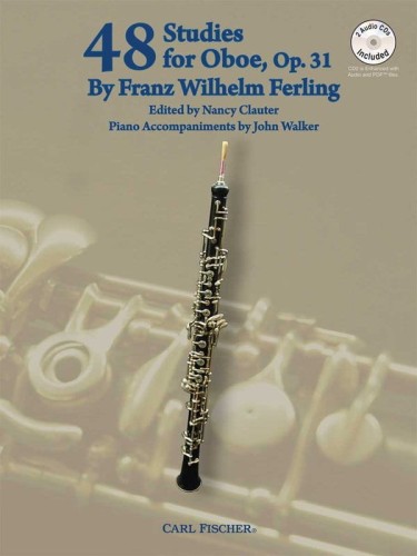 Ferling: 48 Studies for Oboe op. 31 ( + audio online) - Nancy Clauter, John Walker - etiudy na obój i fortepian
