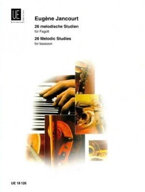 Eugene Jancourt: 26 Melodic Studies for bassoon - 26 etiud melodycznych na fagot