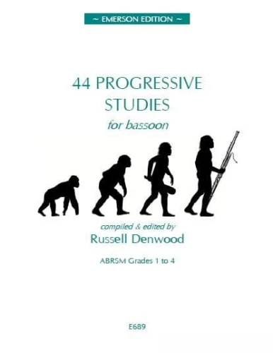 Russell Denwood: 44 Progressive Studies for Bassoon - nuty na fagot